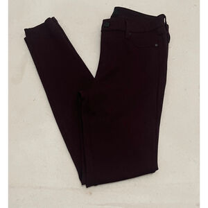 Liverpool Jeans Co Los Angeles Ponte Legging Pants In Aubergine | Women’s 6